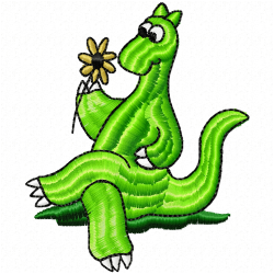 Dinosaur Embroidery Design 7 Dinosaur Embroidery Design 7
